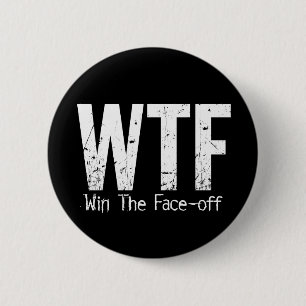 WTF: Gewinnen Sie das Gesicht-weg (Hockey) Button