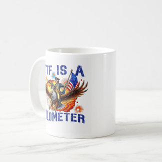 wtf ist ein Kilometer Adler 4. july Geschenk Kaffe Kaffeetasse