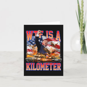 Wtf ist ein Kilometer Donald Trump, der von Trump  Karte