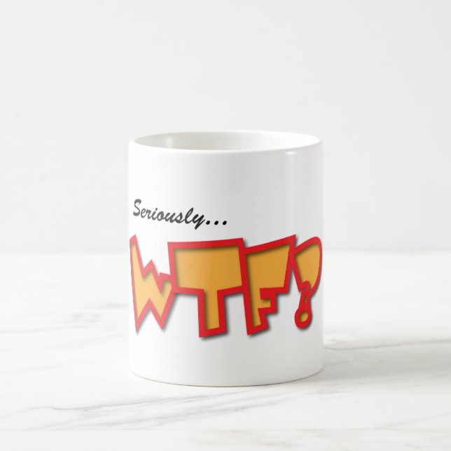 wtf kaffeetasse (Mittel)
