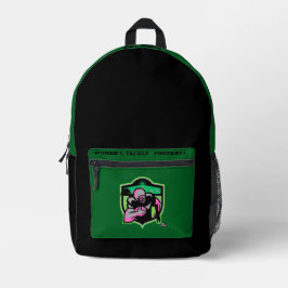 WTF läuft zurück Bedruckter Rucksack