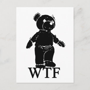 WTF-Löffel T-Shirt Postkarte