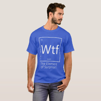 Wtf Lustig, Periodensystem-Stil T-Shirt