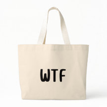 WTF Minimalistischer Lustiger Ästhetik Canvas