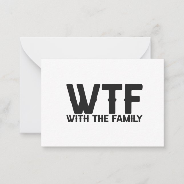 WTF mit familienfreundlichem Sommerurlaub passt au Mitteilungskarte (Vorderseite)