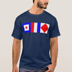 WTF Nautical Signalflaggen – Whiskey Tango Foxtrot T-Shirt