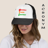 WTF Whiskey Tango Foxtrot Spaß Akronym Buchstaben