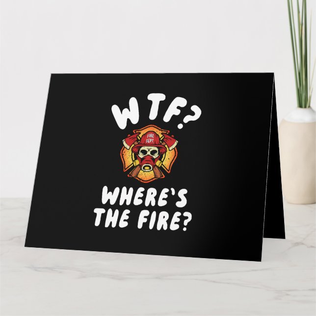 WTF Wo ist der Feuerwehrmann? Karte (Vorderseite)