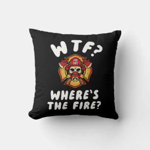 WTF Wo ist der Feuerwehrmann? Kissen
