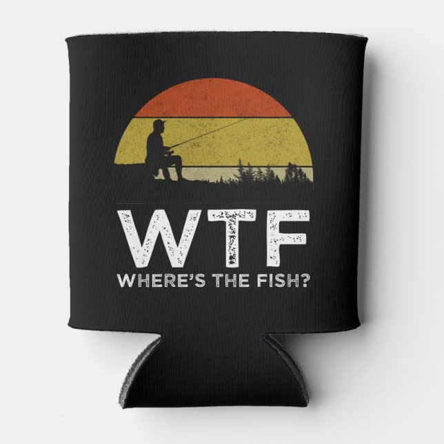 WTF - Wo ist der Fisch? Dosenkühler (Vorderseite)