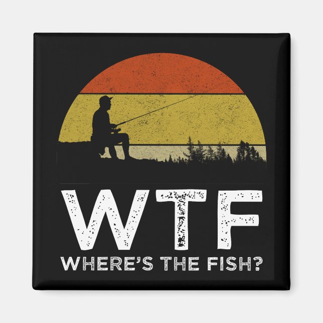 WTF - Wo ist der Fisch? Magnet (Vorne)