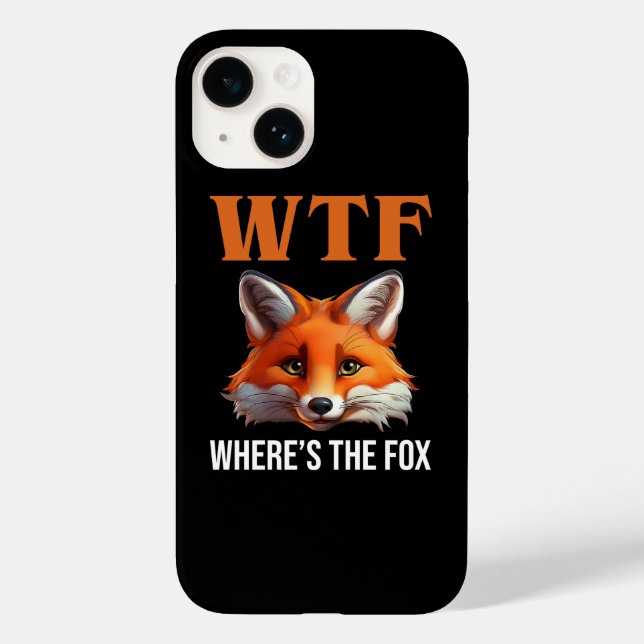 WTF - Wo ist der Fuchs? Case-Mate iPhone 14 Hülle (Rückseite)