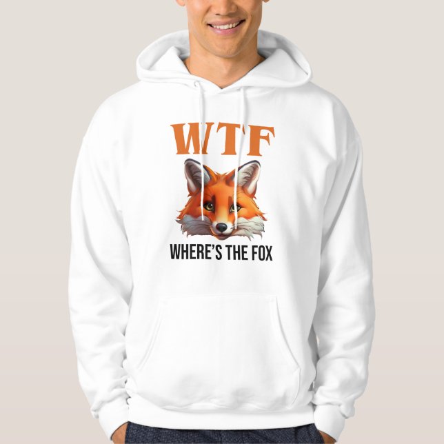 WTF - Wo ist der Fuchs? Hoodie (Vorderseite)