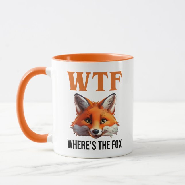 WTF - Wo ist der Fuchs? Tasse (Links)