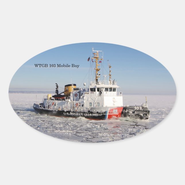 WTGB 103 Mobile Bay Aufkleber (Vorderseite)