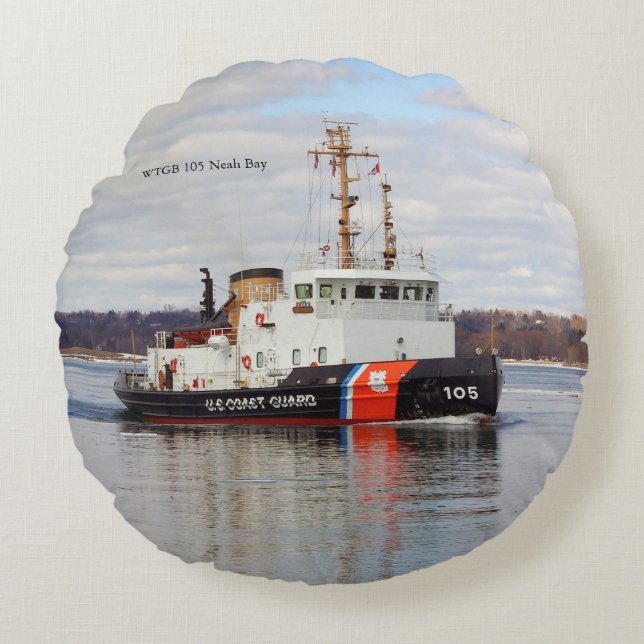 WTGB 105 Neah Bay Rundkissen Rundes Kissen (Vorderseite)