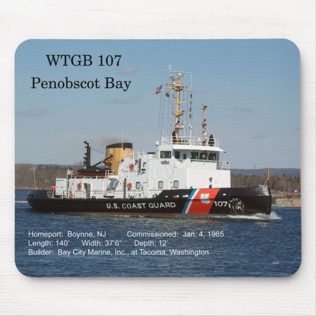 WTGB 107 Penobscot Bay Mousepad (Vorne)