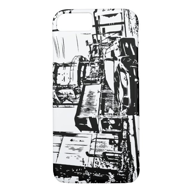 WTI "die Straßen" iPhone 7 Fall Case-Mate iPhone Hülle (Rückseite)