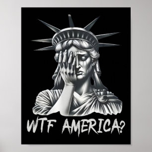 WTO - Amerika - Anti-Trump-Politik und Demokratie Poster
