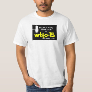 WTTO 1520 morgens Toledo Ära Logo 1967 T-Shirt