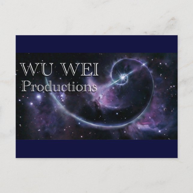Wu Wei Productions Postkarte (Vorderseite)