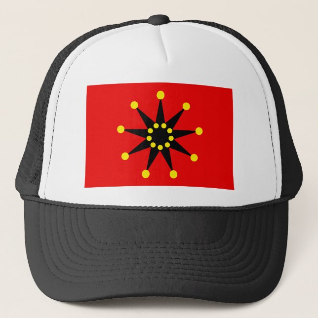 Wuchang-Flagge Truckerkappe (Vorderseite)