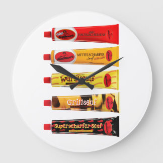 Wucht der Mauer Große Wanduhr