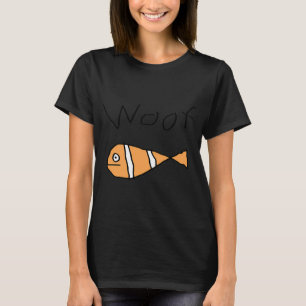 Wuff der Fisch T-Shirt