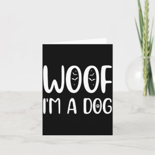 Wuff Ein Hund Lustiger Halloween-Hund Gruseliger H Karte