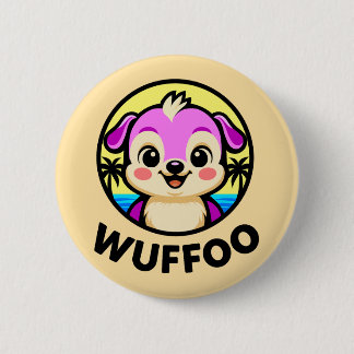 Wuffoo Adventures Cute Kawaii Puppy animation Button