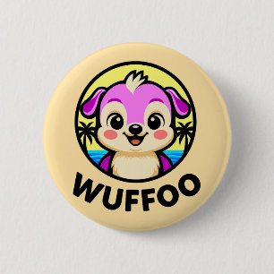 Wuffoo Adventures Süße Kawaii-Welpen-Animation Button