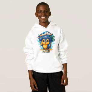 Wuffoo Molli Cute Kawaii Welpe Tropische Insel Hoodie