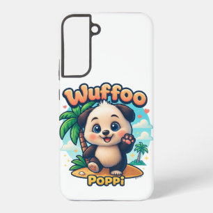 Wuffoo Poppi Süßer Kawaii-Welpe Tropeninsel Samsung Galaxy Hülle