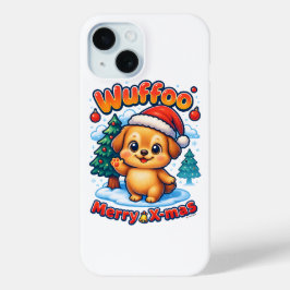 Wuffoo Roony Merry X-mas Kawaii 3D Holiday Case-Mate iPhone Hülle