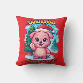 Wuffoo Shelly Merry Frohe Weihnachten Kawaii 3D Ho Kissen