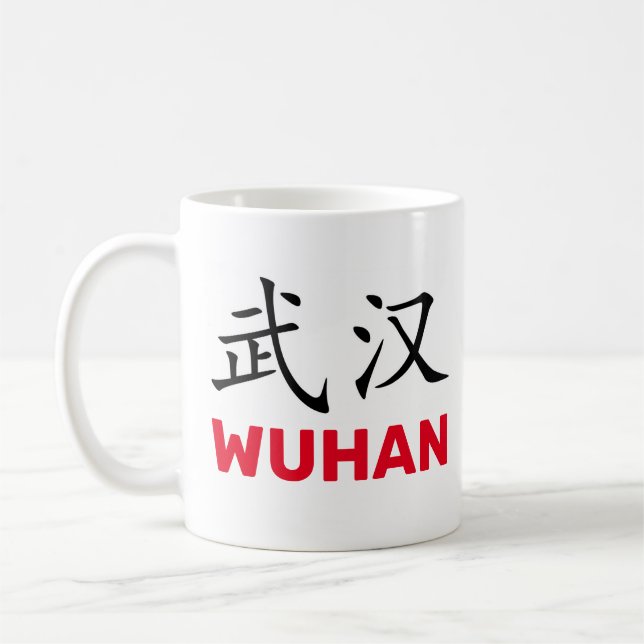 Wuhan, China Kaffee Tasse (Links)