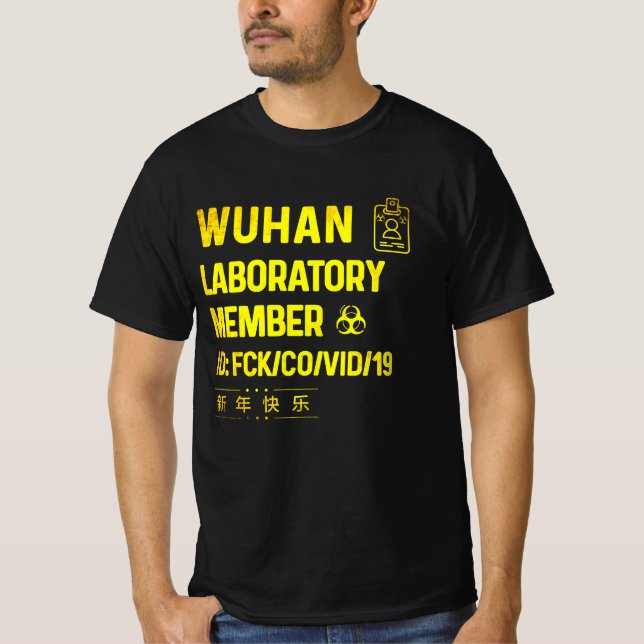 Wuhan Laboratory Virus T-Shirt (Vorderseite)