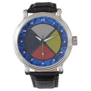Wulstiges Medizin-Rad Armbanduhr