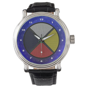 Wulstiges Medizin-Rad Armbanduhr