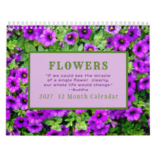 Wunder der Blumen/2027 Kalender