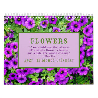 Wunder der Blumen/2027 Kalender