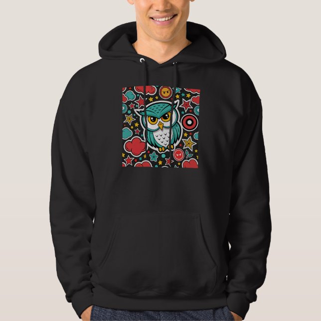 Wunder der Eule Hoodie (Vorderseite)