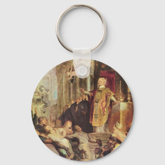 Wunder des hl. Ignatius von Loyola von Paul Rubens Schlüsselanhänger
