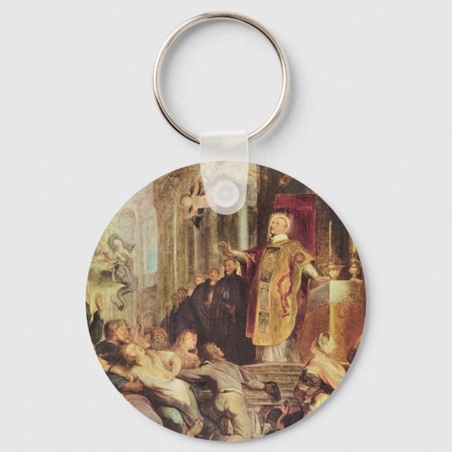 Wunder des hl. Ignatius von Loyola von Paul Rubens Schlüsselanhänger (Vorderseite)