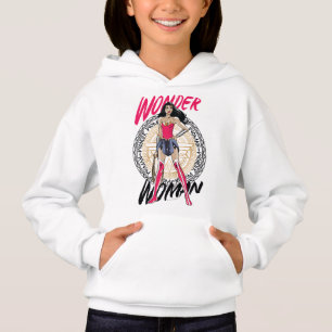 Wunder Frau mit griechischem StammesEmblem Hoodie