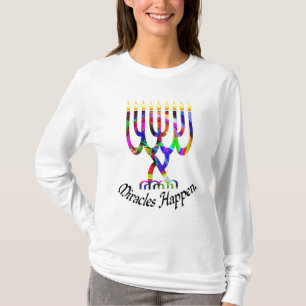 Wunder geschehen Menorah Shirt