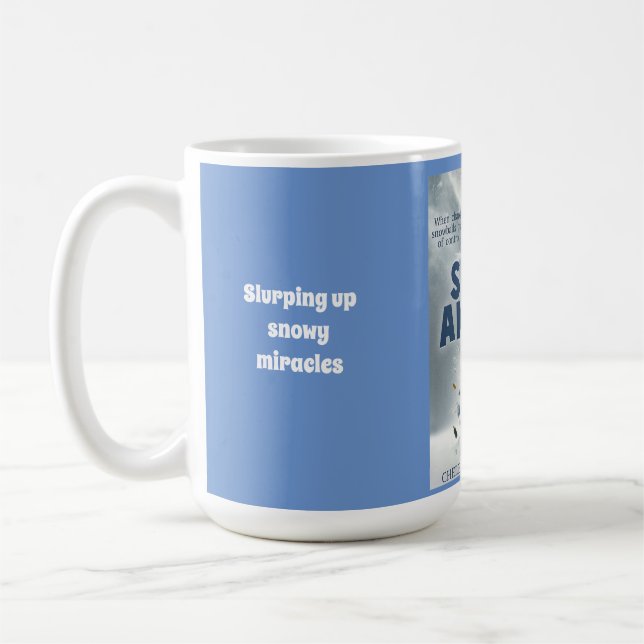 Wunder in Schneeflocken Kaffeetasse (Links)