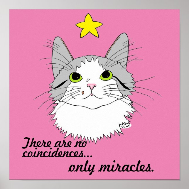Wunder Inspirierendes Gizmo das Katze Poster (Vorne)