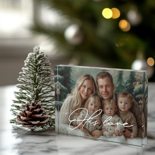 Wunder seiner Liebe Fotoblock (Christmas Photo Block)