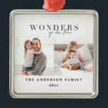 Wunder seiner Liebe religiöse Weihnachten Ornament Aus Metall<br><div class="desc">Wunder seiner Liebe religiöses Weihnachtsdesign.</div>